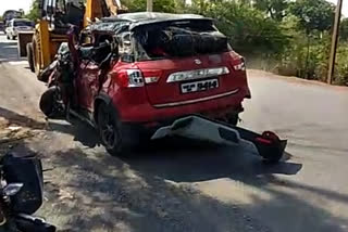 Three people died in road accident in Sagar