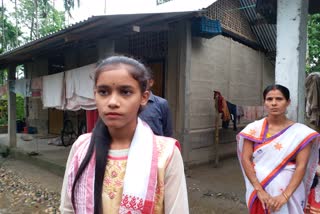 Successful story of a poor girl dhemaji assam etv bharat news