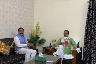 Shivraj Singh and Narottam Mishra