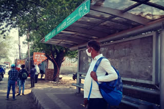 Passengers at Rani Khera bus stand have to wait for one and a half hours during unlock 1.0