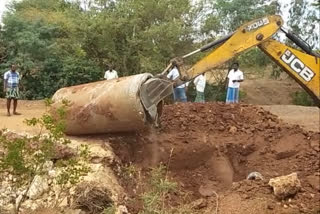 ariyalur village panchayat heads removed lake encroachments