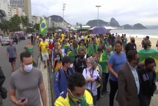 rally in support of bolsonaro