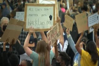 brussels anti racism protest in support of us demos