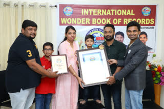 sai adarva got placec on wonder book of record