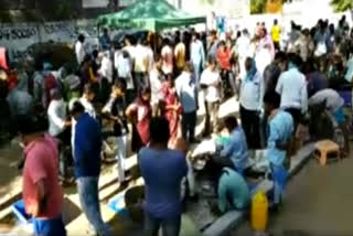 heavy rush at metpalli fish market due to mrugasira karte