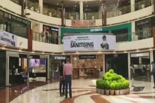 saket mall opened after lockdown, take care of social distancing