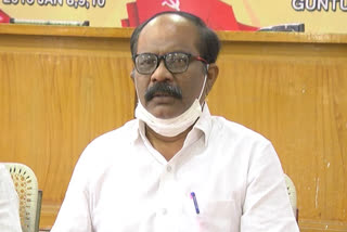 cpi protest will be continued from june 7th says guntur district cpi secretary ajay kumar