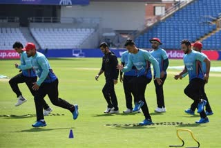 Afghanistan cricketers resume training camp