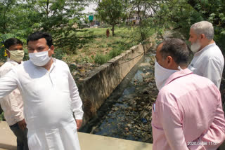 MLA Ved Prakash Solanki, nalas and ponds,  चाकसू जयपुर न्यूज़