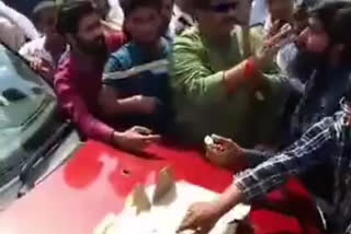 mla guddu pandit celebrated birthday but not follow social distancing