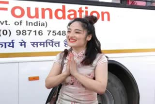 Chinese girl returned china after four months from gurugram