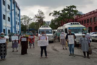 nurses protest