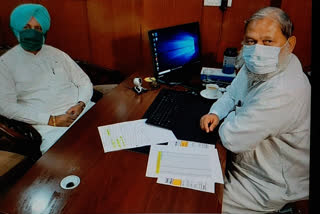 haryana and punjab health minister meeting on coronavirus