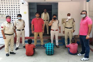 Police arrested the minor thieves who had stolen the temple in Singrauli