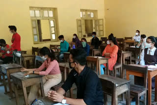 12th examinations once again started in jabalpur