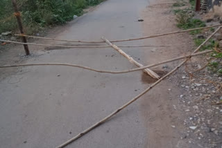 containment zone barricade abhanpur