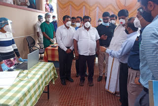 Minister Gopalayya visits Hassan