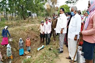 mla sandra venkataveeraih tour in sthupally mandal