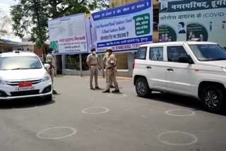 डूंगरपुर एसपी का दौरा, डूंगरपुर न्यूज, Dungarpur SP visits curfew areas