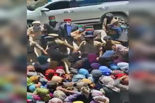 Locals stage protest against Himachal Minister