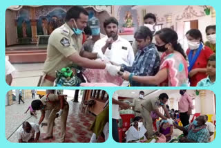 si helped to blind persons at east godavari distric