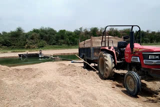 illegal sand mining