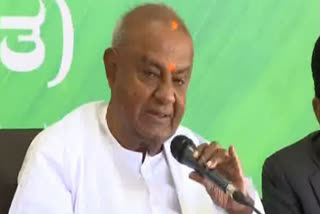 HD Deve Gowda files nomination for Rajya Sabha elections