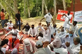 protest against sonali phogat haryana