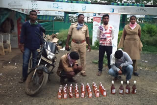 police sizied alcohol in dorasanipadu at west godavari district