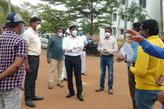 srikakulam collector visits quarantine centres