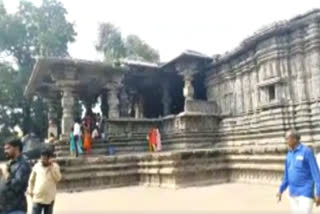 kalyana mandapam construction getting late at warangal thousand pillar temple