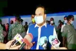 health minister himanta biswa sarma visited jagiroad paper mil covid hospital