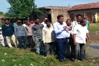 villagers demanded for making road