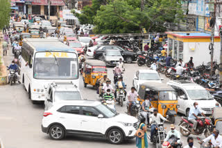 Traffic Jam in nellore