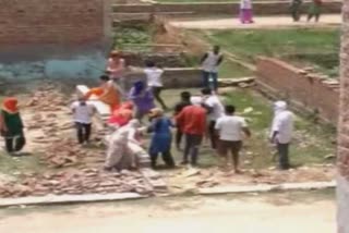 clash between two groups over land dispute in lohagad village palwal