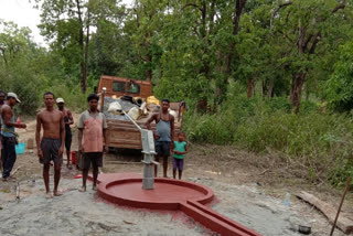 handpump fixed in kadenaar village due to water problem at kondagon