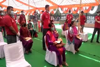 Corona Warriors honored in Rampur