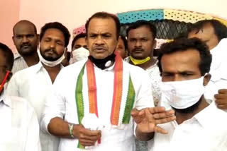 mp komatreddy venkat reddy about corona tests in state at bommalaramaram