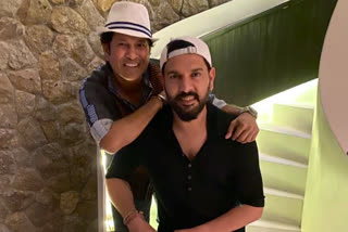 one year of yuvraj's retirement, Sachin shares memory with yuvi, ୟୁଭିଙ୍କ ଅବସରକୁ ପୂରିଲା ବର୍ଷେ, ସ୍ମୃତି ସେୟାର କଲେ ସଚିନ, ଯୁବରାଜ ସିଂହ