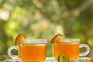 Orange and Lime iced Tea, tea recipes, tea concoctions, boost immunity by drinking tea