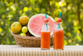Watermelon Sunset, summer drinks, benefits of watermelon, how to make watermelon sunset