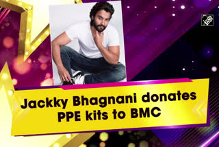 Jackky Bhagnani donates PPE kits to BMC