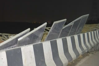 Solar panels come crashing down due to high-velocity winds in Delhi