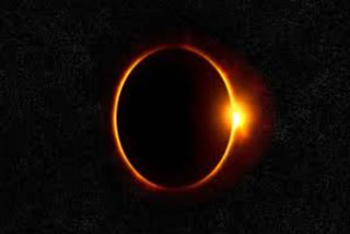 Solar eclipse on 21st June