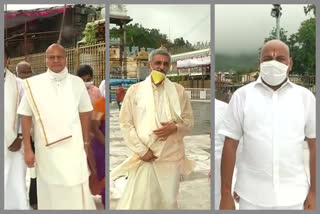 VIPs visited Sri Venkateswara Swamy temple in tirumala