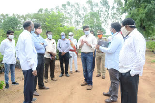 collector visit at singareni in bhupalpally