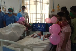 47 Years Old Lady Given Birth To Twins In Tenali