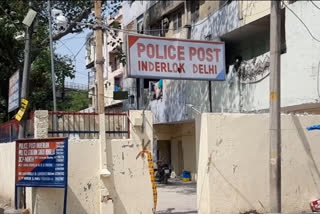 encounter between police and crooks at indralok police station in delhi