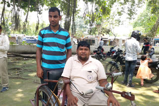 handicapped are wandering in government offices for ration and financial assistance