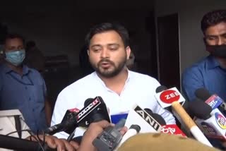 Tejashwi Yadav targets Nitish Kumar in ranchi